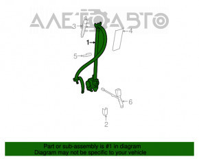 Centura de siguranță pentru șofer Toyota Sequoia 08-16