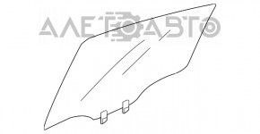 Geamul ușii din spate dreapta a Acura ILX 13-