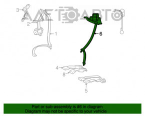 Centura de siguranță cu 3 rânduri pentru centru Toyota Sequoia 08-16 gri.