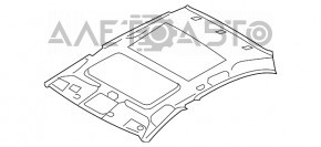 Acoperirea tavanului pentru Infiniti G25 G35 G37 4d 06-14 cu trapa.