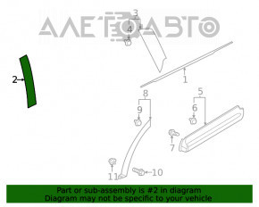 Capac usa fata stanga spate Mitsubishi Eclipse Cross 18-