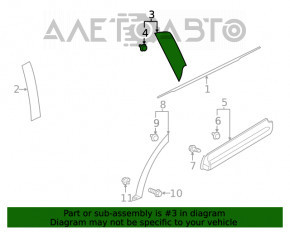 Capac usa laterala spate dreapta Mitsubishi Eclipse Cross 18-