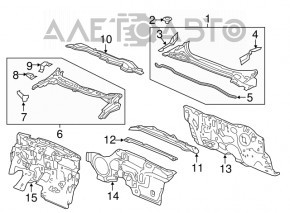 Garnitura capotei Honda HR-V 16-22