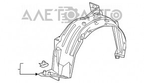 Bara de protecție față stânga Honda HR-V 16-22