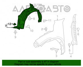 Bara de protecție față stânga Honda HR-V 16-22