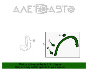 Capacul aripii fata stanga Honda HR-V 16-22