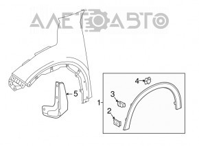 Capacul aripii fata stanga Honda HR-V 16-22