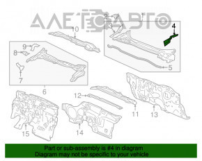 Garnitura ștergătoarelor de parbriz stânga Honda HR-V 16-22