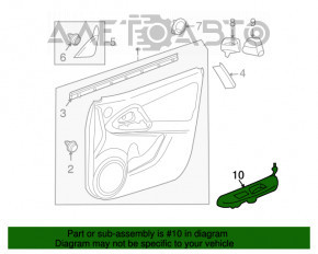 Controlul geamului electric din față dreapta pentru Toyota Rav4 06-12