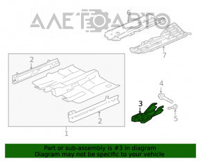 Capacul de protecție a aripii dreapta pentru Honda Insight 19-22