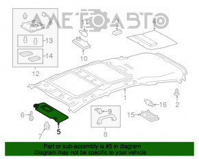 Capota dreapta Toyota Prius V 12-17 gri