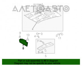 Capota stângă Toyota Sequoia 08-16 gri