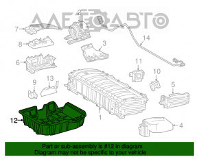 Palet pentru baterie Toyota Prius 50 16-