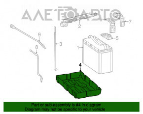 Palet pentru baterie Lexus CT200h 11-17