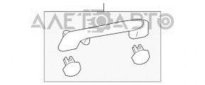 Ручка потолка правая Lexus IS 14-20 черн