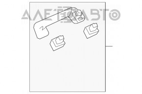 Maner plafon spate dreapta Lexus RX350 RX450h 16-22 gri