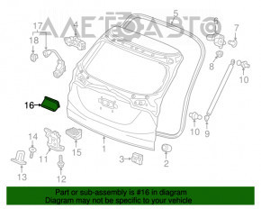 Ручка двери багажника Honda HR-V 16-22