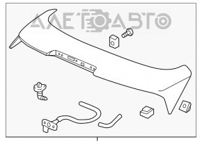 Spoilerul portbagajului Honda HR-V 16-22