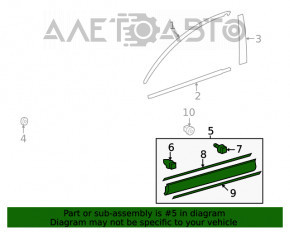 Capac usa inferioara fata dreapta Toyota Rav4 13-18 structura