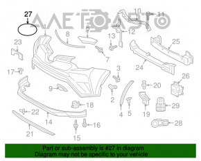 Grila radiatorului din fața Toyota Rav4 16-18 restilizată.