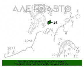 Grila de ventilatie dreapta Honda CRV 17-22 noua OEM originala