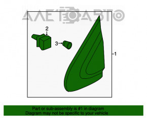 Capac triunghiular aripa fata stanga Honda CRV 17-22 nou OEM original