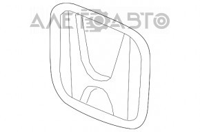 Emblema grilei radiatorului Honda CRV 12-14 pre-restilizare