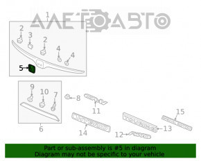 Эмблема значок двери багажника Honda CRV 17-22