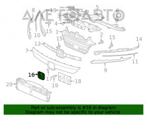 Эмблема решетки радиатора Honda Accord 18-22 новый OEM оригинал