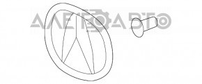 Emblema siglei portbagajului Acura MDX 14-20