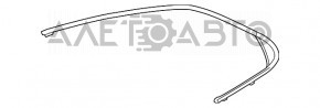 Garnitură ușă spate dreapta superioară Toyota Camry v70 18- crom nou OEM original