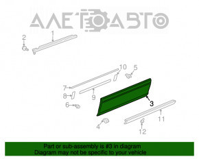 Capac usa inferioara mare fata dreapta pentru Lexus RX300 98-03