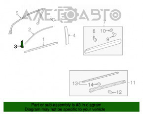 Capac usa fata laterala dreapta Lexus RX350 RX450h 10-15