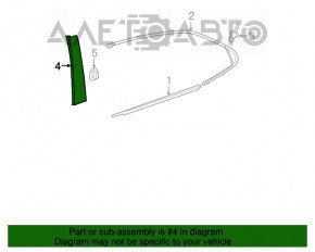 Capac usa laterala dreapta spate Toyota Camry V70 18-