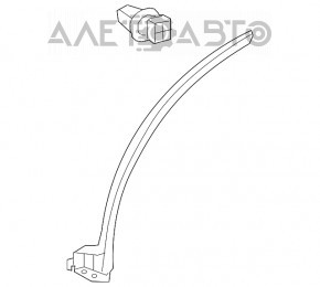 Garnitură aripă dreapta spate Lexus RX350 RX450h 16-22 nou OEM original