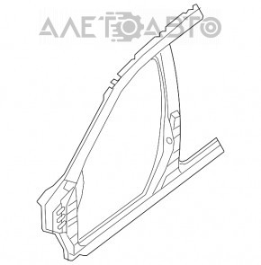 Стойка кузова центральная правая Nissan Pathfinder 13-20