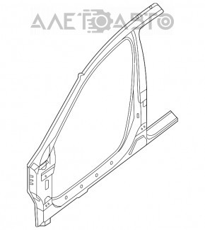 Стойка кузова центральная правая Nissan Altima 13-18