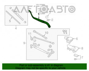 Leash stânga pentru Acura TLX 15-