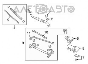 Leash stânga pentru Acura TLX 15-