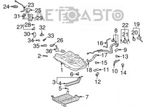 Rezervor de combustibil pentru Lexus ES350 07-12