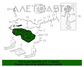 Rezervor de combustibil pentru Lexus IS250 IS350 06-13