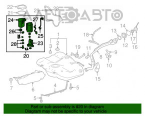 Топливный насос бензонасос Toyota Camry v70 18-24 2.5 FWD