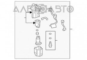 Pompă de combustibil Toyota Prius V 12-17