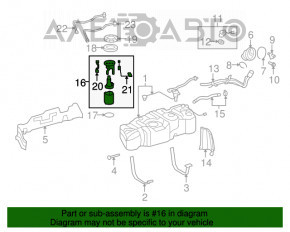 Pompă de combustibil Toyota Sequoia 08-16