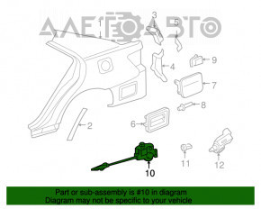 Capacul de rezervor de combustibil pentru Toyota Highlander 08-13.