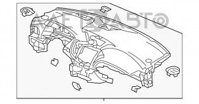 Panoul frontal al torpilei fără AIRBAG Acura MDX 14-20