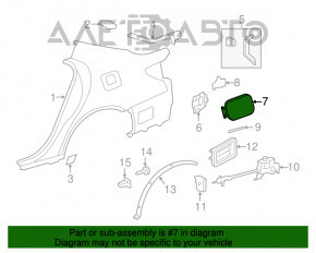 Capac rezervor combustibil Lexus LS460 LS600h 07-12