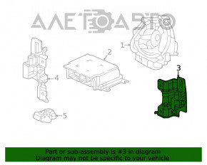 Senzor airbag dreapta față Honda Civic X FC 16-21