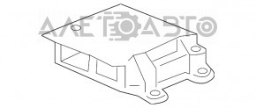 Modulul computerizat al airbag-urilor SRS pentru pernele de siguranță Acura TLX 15-17 pre-restilizare.