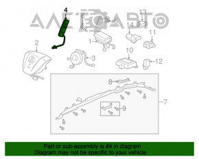 Подушка безопасности airbag сидения правого Acura MDX 07-13